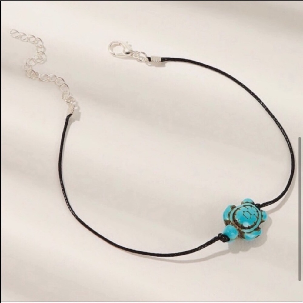 ❣️COMING SOON❣️Rustic Distressed Turtle Anklet - Picture 3 of 4